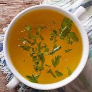 Heldere runderbouillon